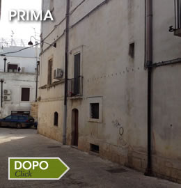Pre-intervento: Via Pasquale Gatta, Gioia del Colle Roomart Pleroo Design